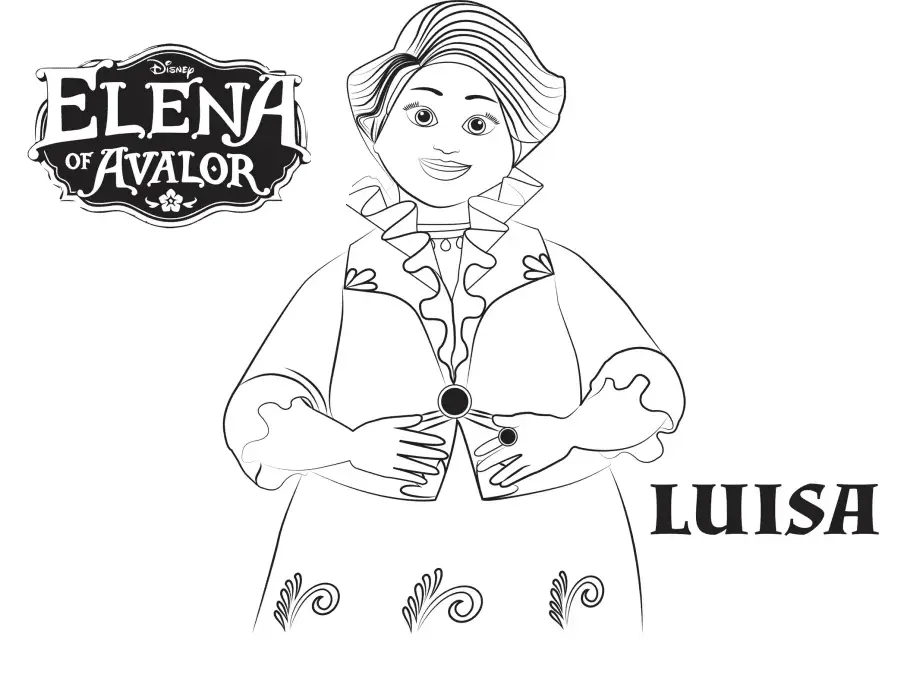 Desenhos de Elena de Avalor Para Colorir 35