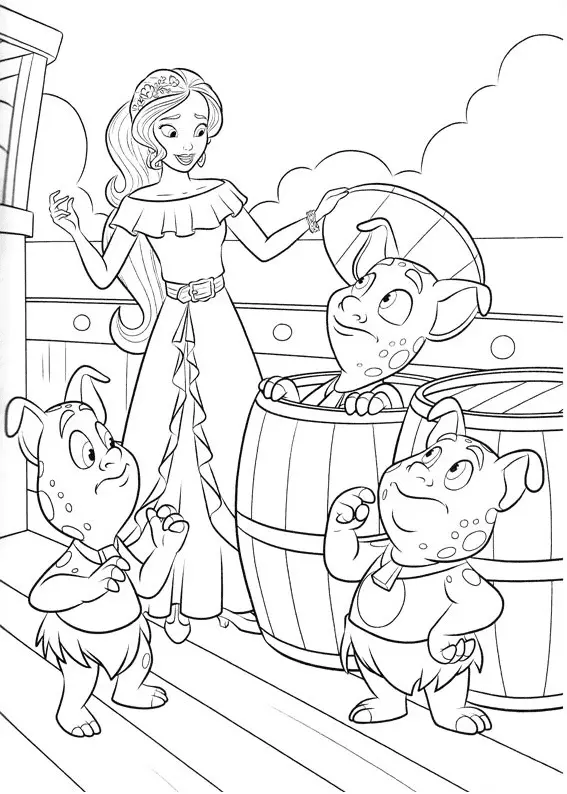 Desenhos de Elena de Avalor Para Colorir 38