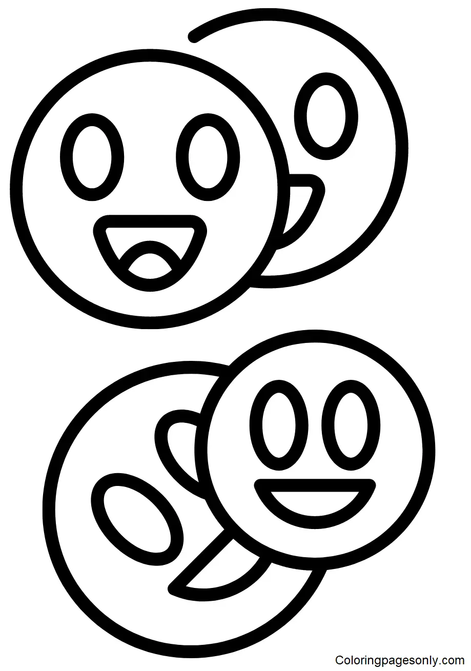 Desenhos de Emotions Para Colorir 13