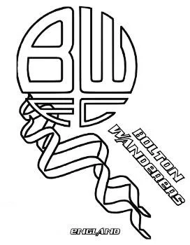 England Premier League Team Logos Coloring Pages