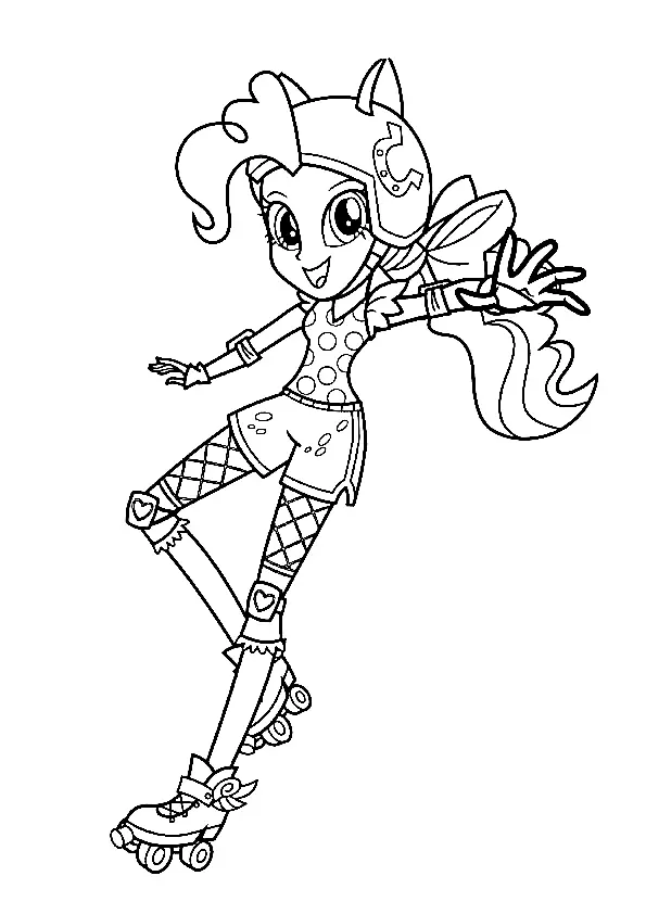 Desenhos de Equestria Girls Para Colorir 47