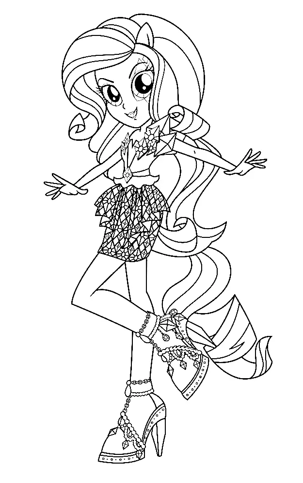 Equestria Girls Coloring Pages