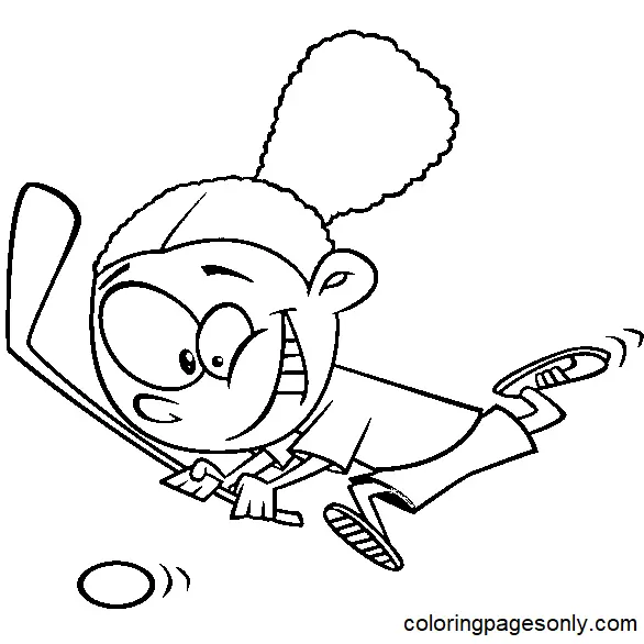 Field Hockey Coloring Pages 18