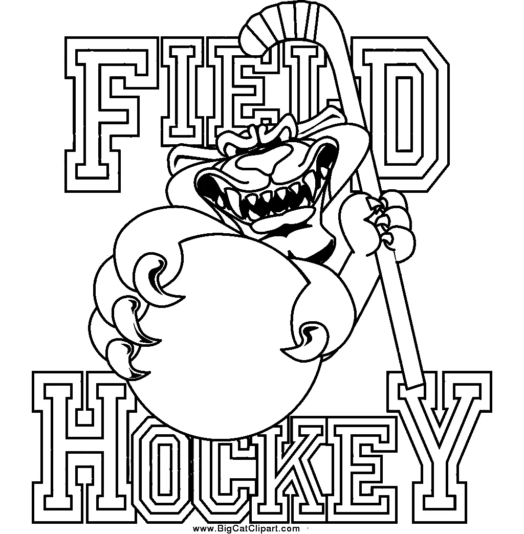 Field Hockey Coloring Pages 21