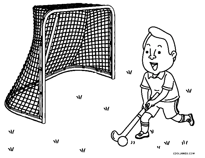 Field Hockey Coloring Pages 8