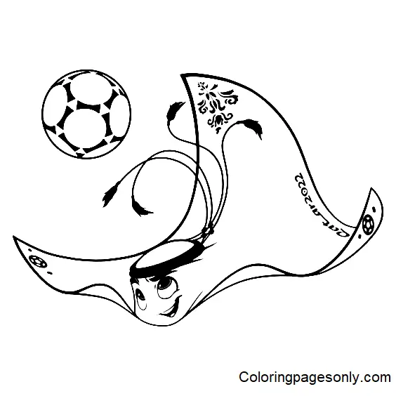 La Copa Mundial La Fifa 2022 Para Colorear 24
