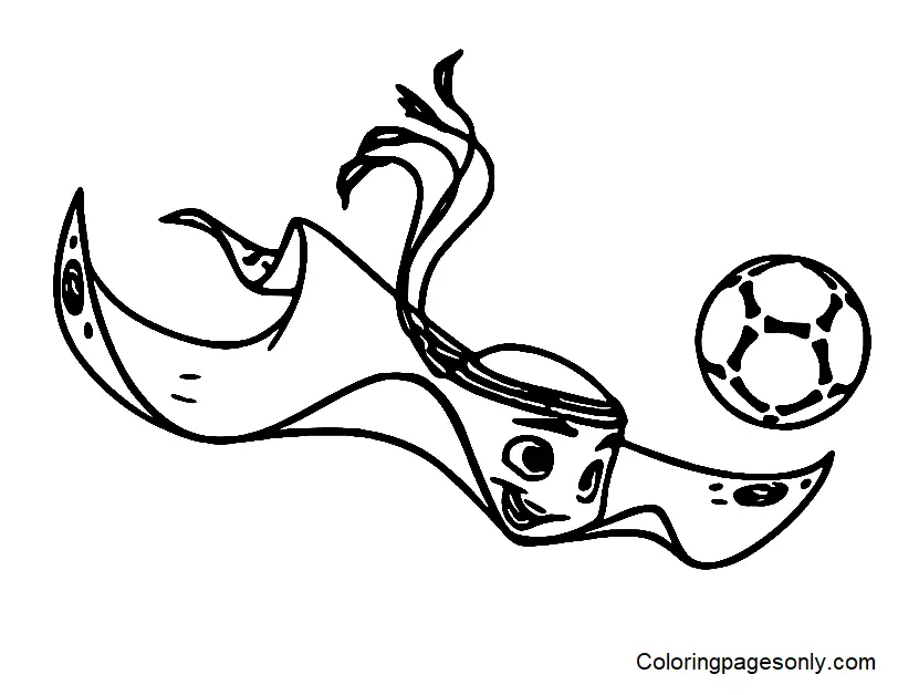 La Copa Mundial La Fifa 2022 Para Colorear 28
