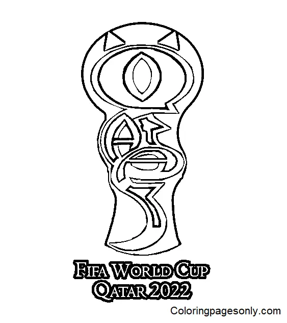 La Copa Mundial La Fifa 2022 Para Colorear 31