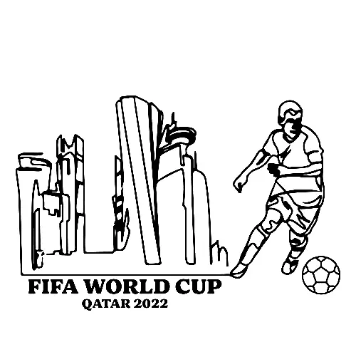 La Copa Mundial La Fifa 2022 Para Colorear 39