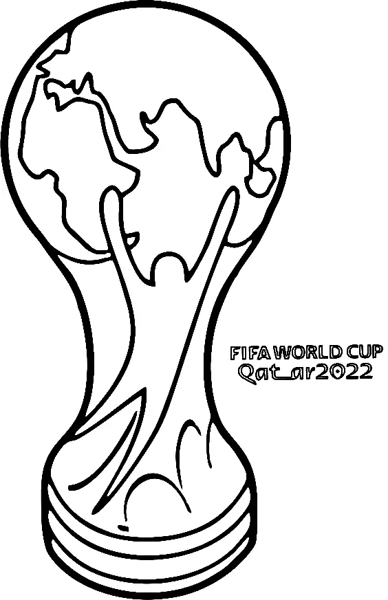 La Copa Mundial La Fifa 2022 Para Colorear 5