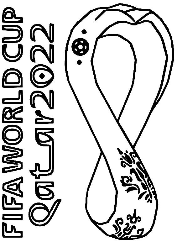 La Copa Mundial La Fifa 2022 Para Colorear 7