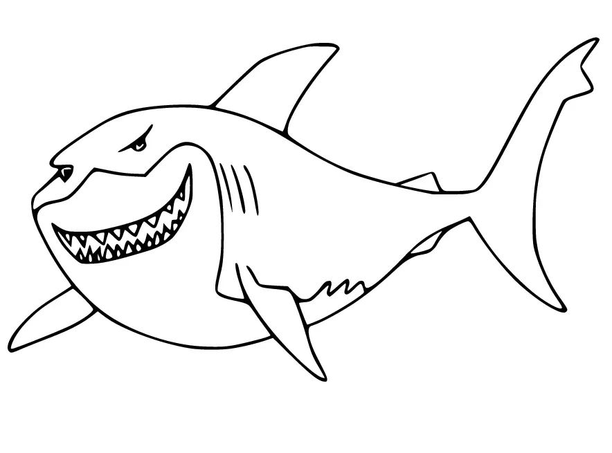 Finding Nemo Coloring Pages 11