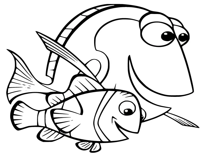 Finding Nemo Coloring Pages 18