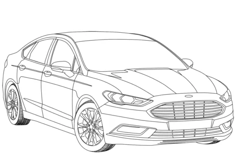 Ford Para Colorir 1