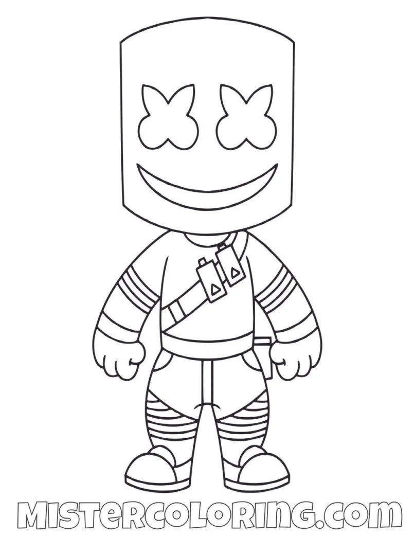 Fortnite coloring pages 47