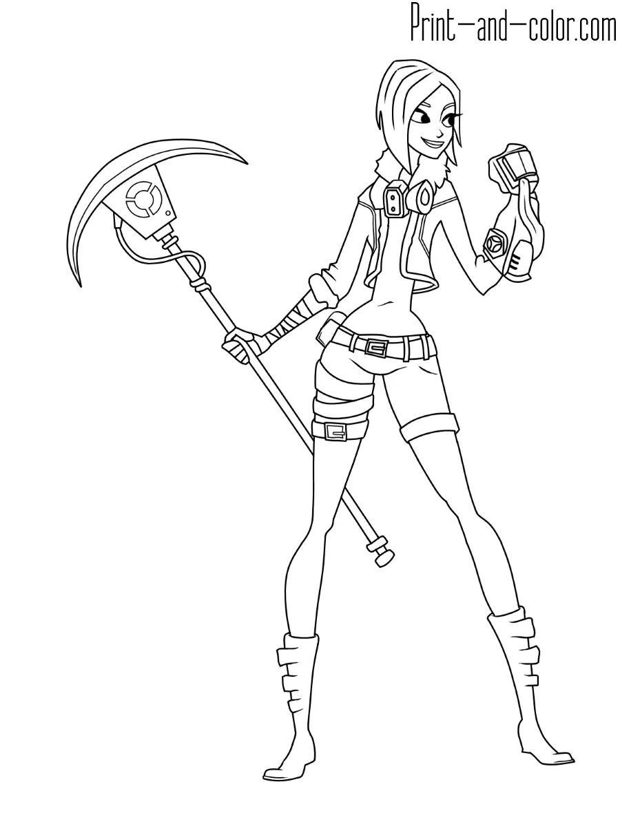 Fortnite coloring pages 5