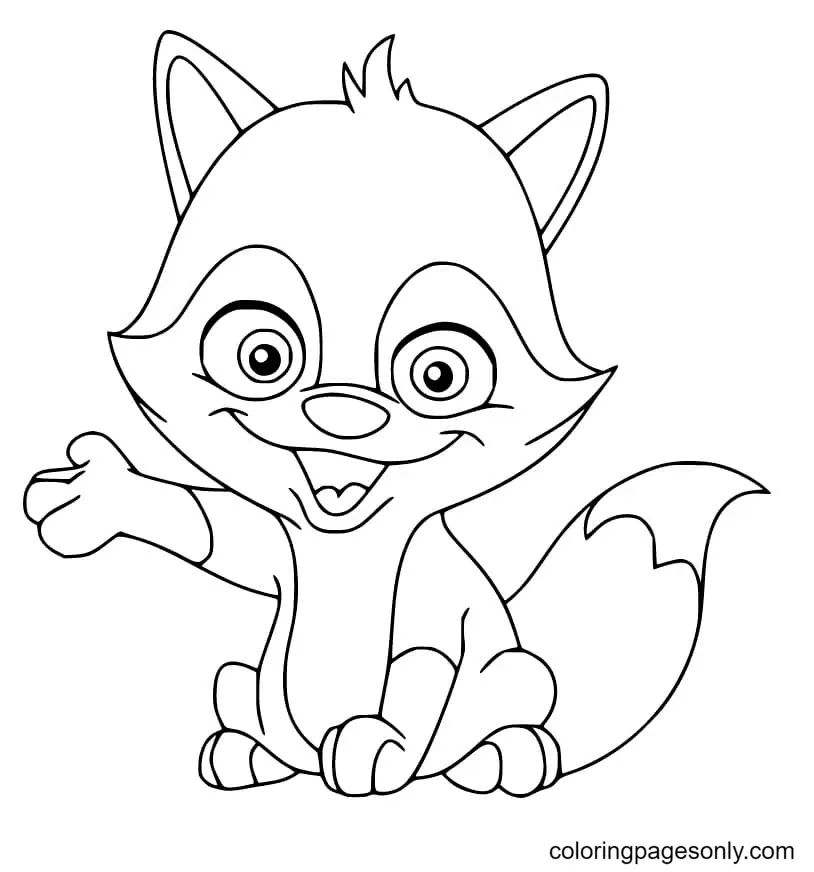 Fox Coloring Pages 35