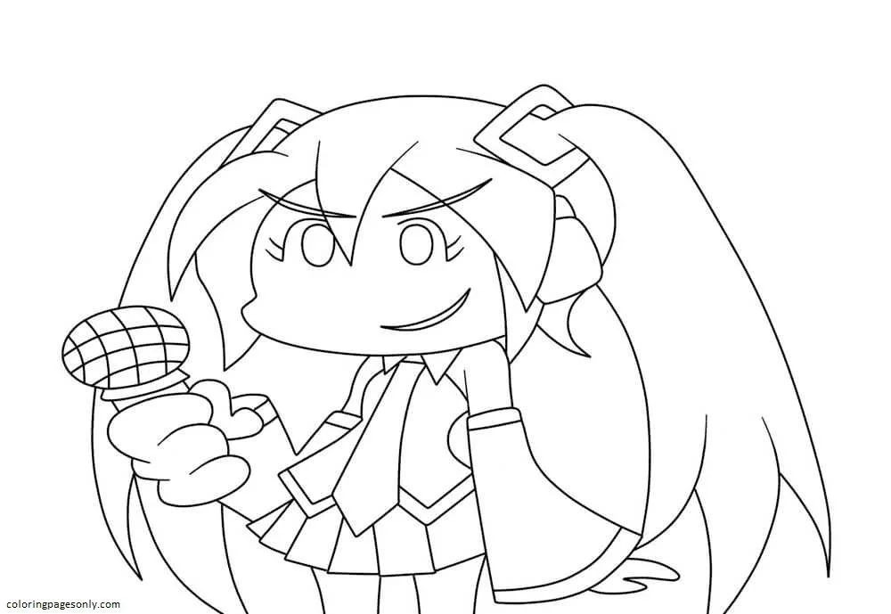 Friday Night Funkin Coloring Pages 88