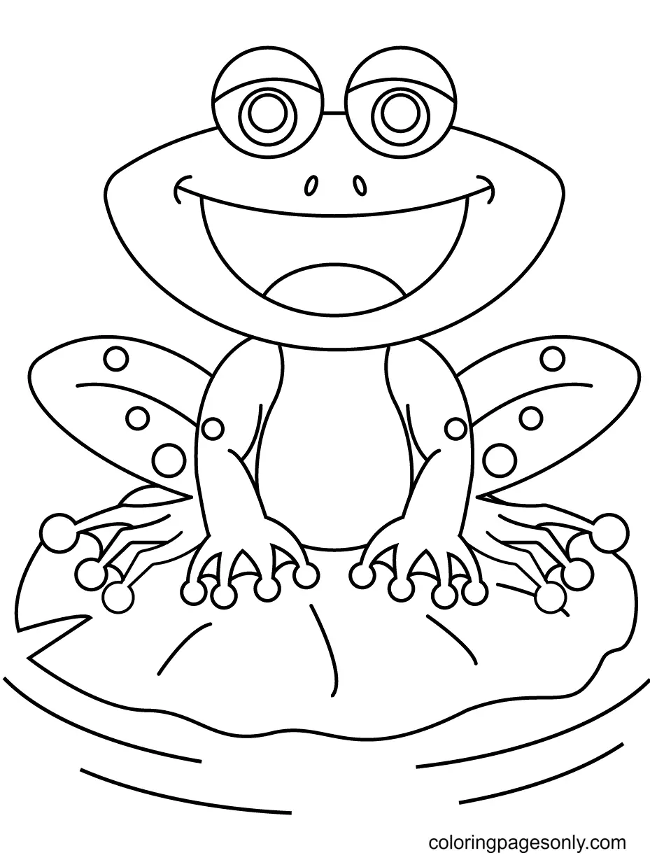 Frosch Ausmalbilder 34