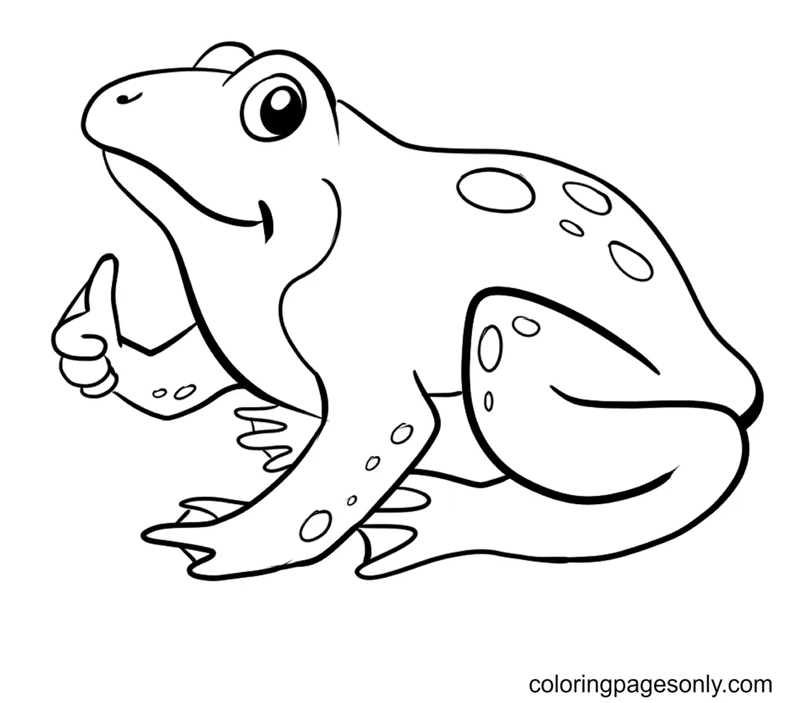 Frosch Ausmalbilder 37