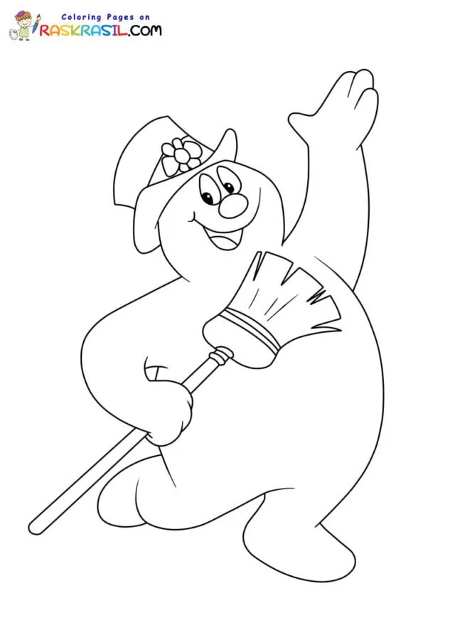 Desenhos de Frosty O Boneco de Neve Para Colorir 2
