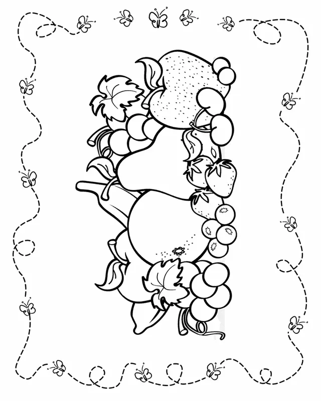 Fruit Coloring Pages 3