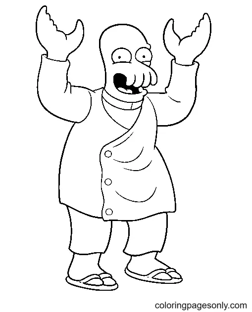 Futurama Ausmalbilder 8