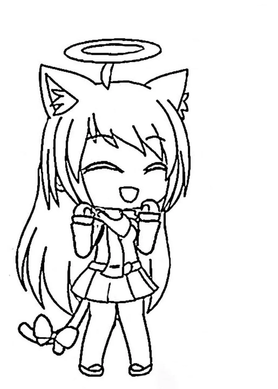 Gacha Life Coloring Pages 12