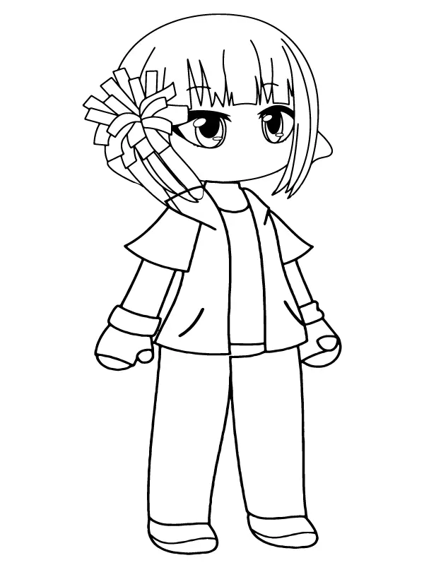 Gacha Nox Para Colorir 4