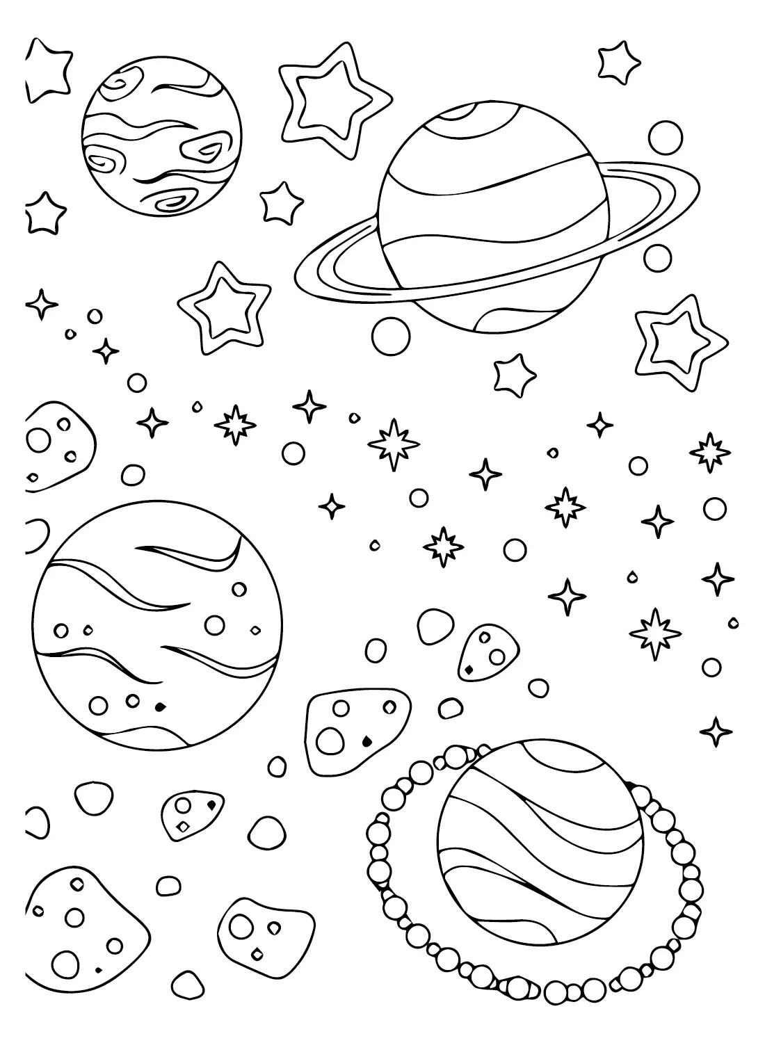 Ausmalbilder Galaxy 1