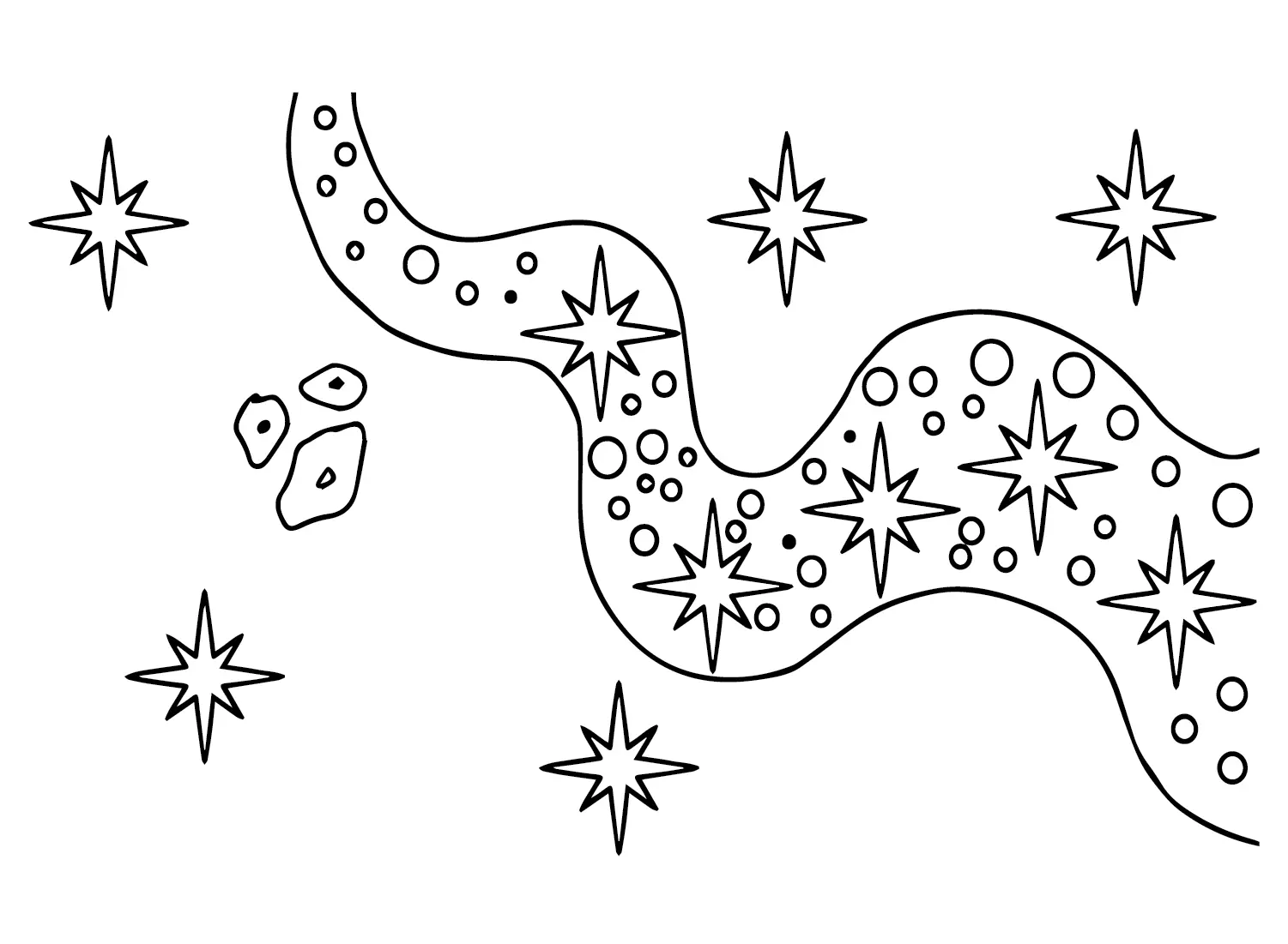 Ausmalbilder Galaxy 12