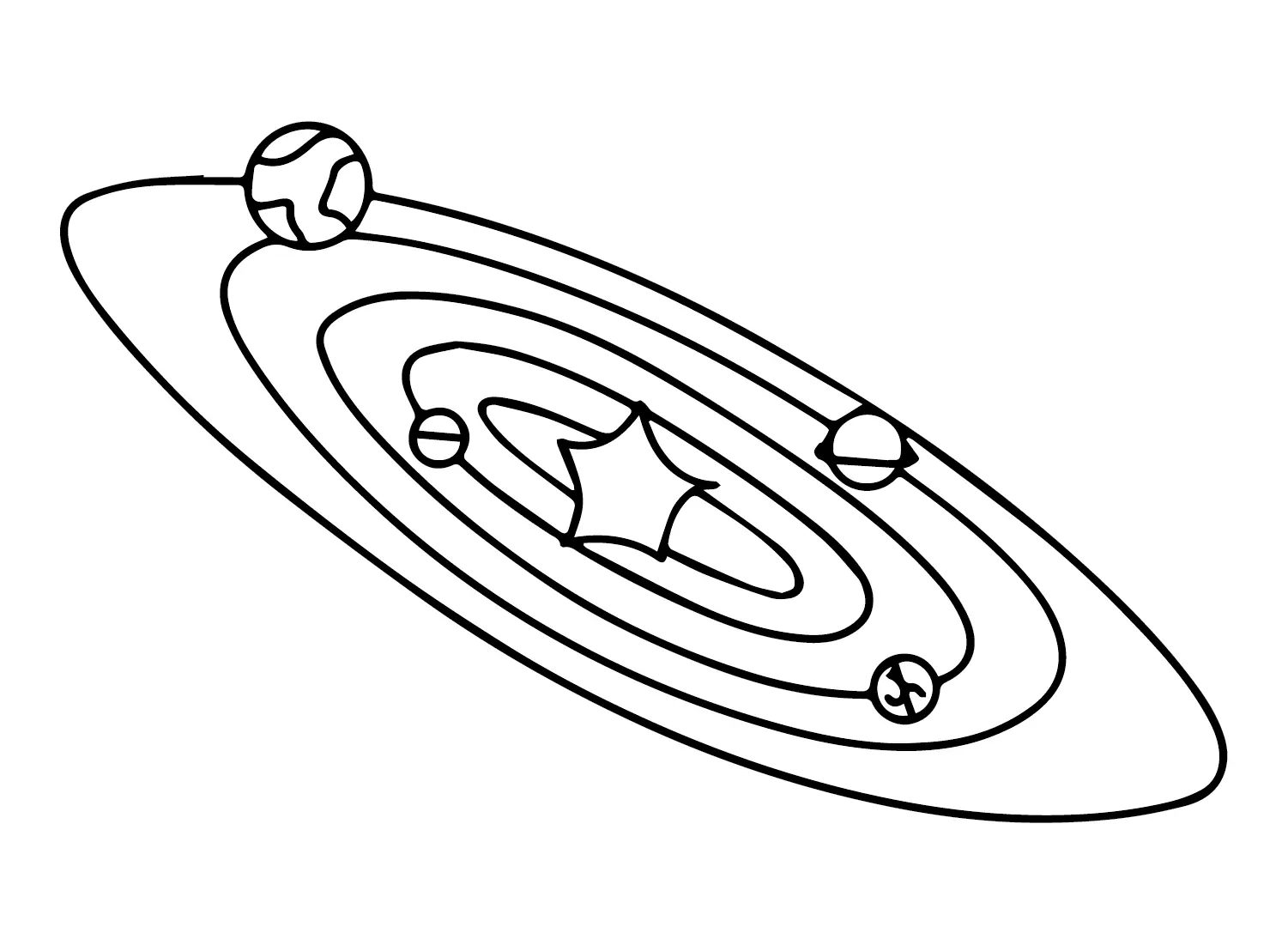Ausmalbilder Galaxy 14
