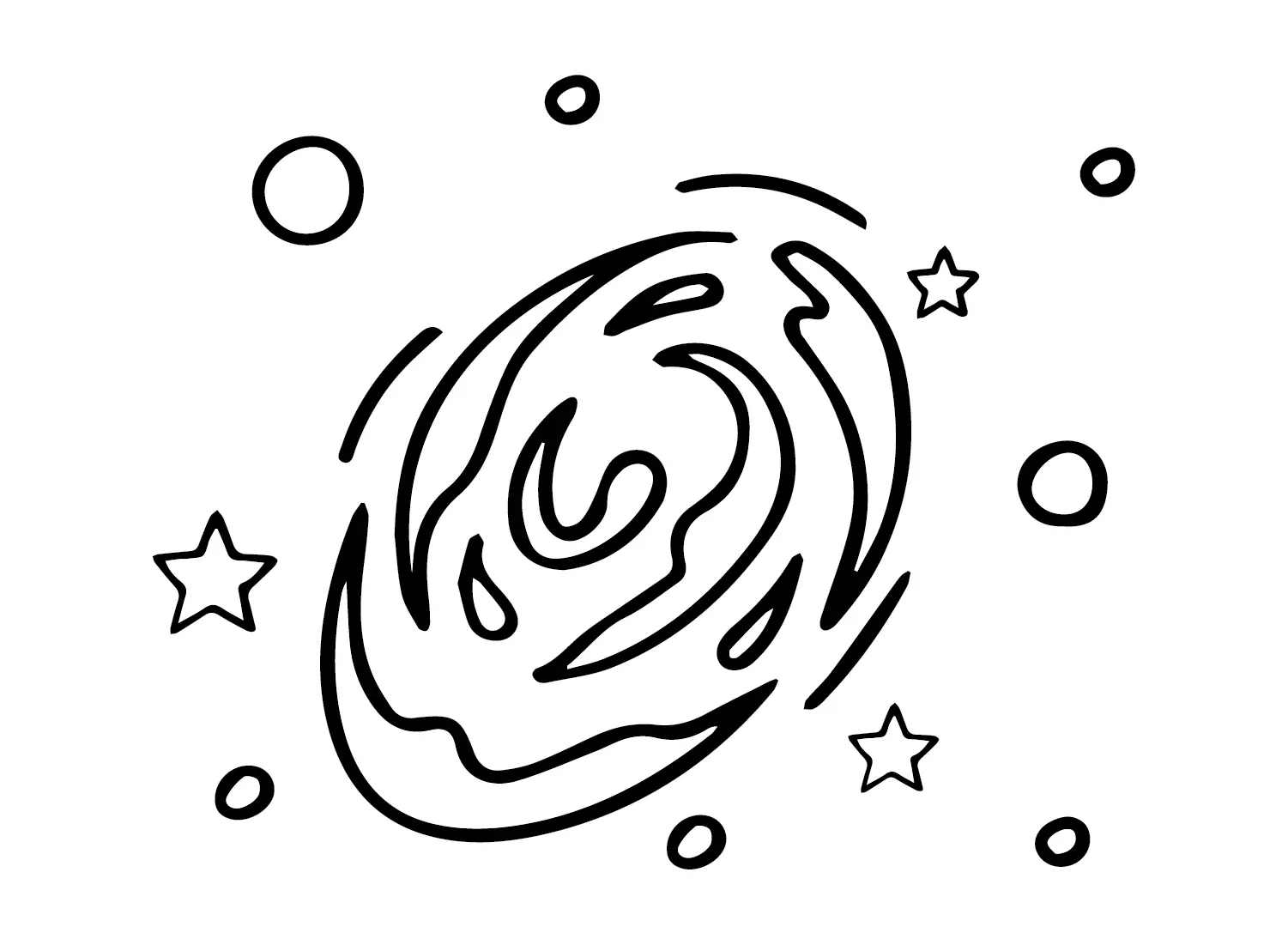 Ausmalbilder Galaxy 6