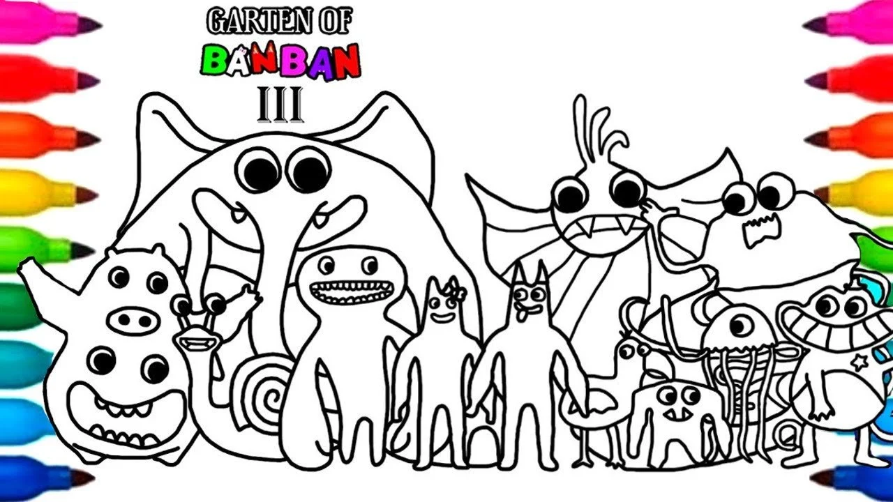Garten of Banban Coloring Pages 45