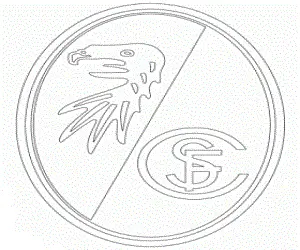 Desenhos de Logotipos de Times Da Bundesliga Alema Para Colorir 15