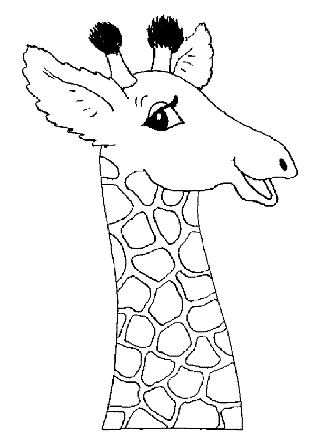 Giraffen Ausmalbilder 50