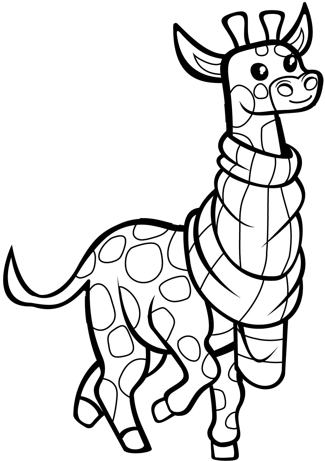 Giraffen Ausmalbilder 58