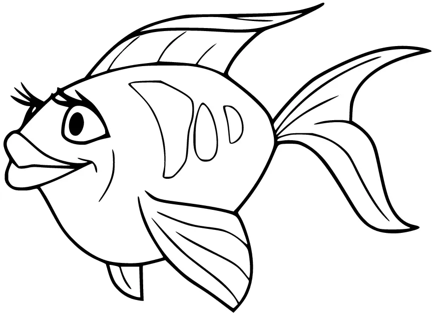 Goldfisch Ausmalbilder 56
