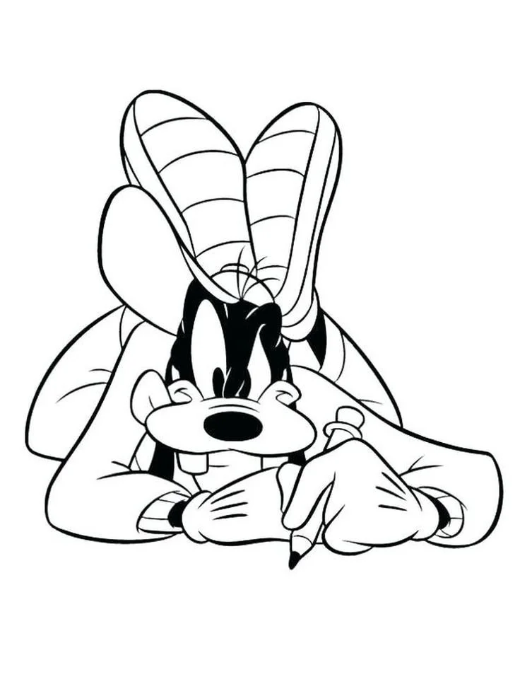 Goofy Ausmalbilder