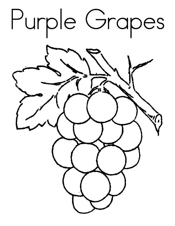 Uvas Para Colorear 18