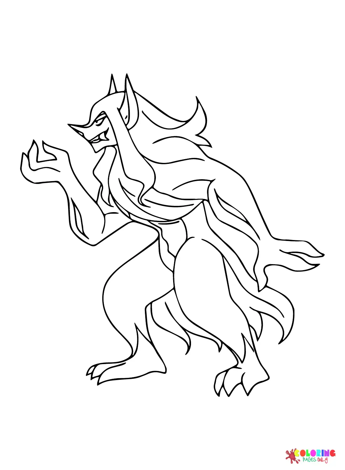 Grimmsnarl Ausmalbilder 1