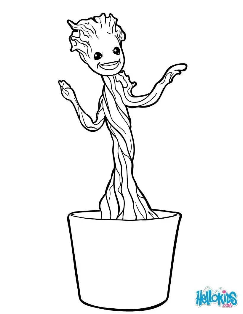 Groot Ausmalbilder 1