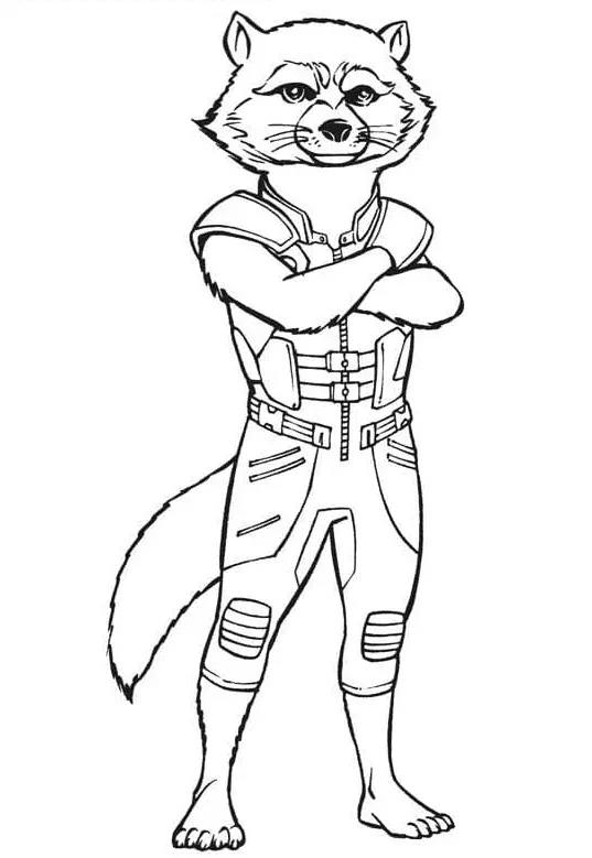Guardians of the Galaxy Coloring Pages 13