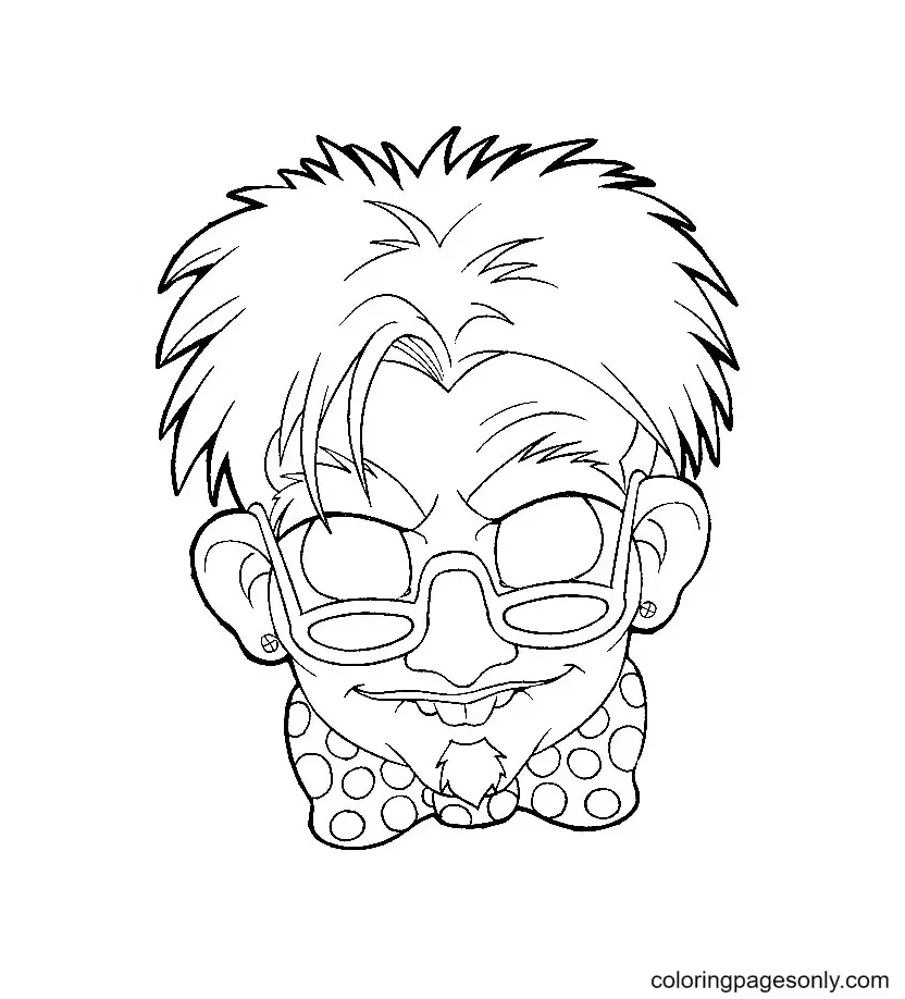 Halloween Masks Coloring Pages