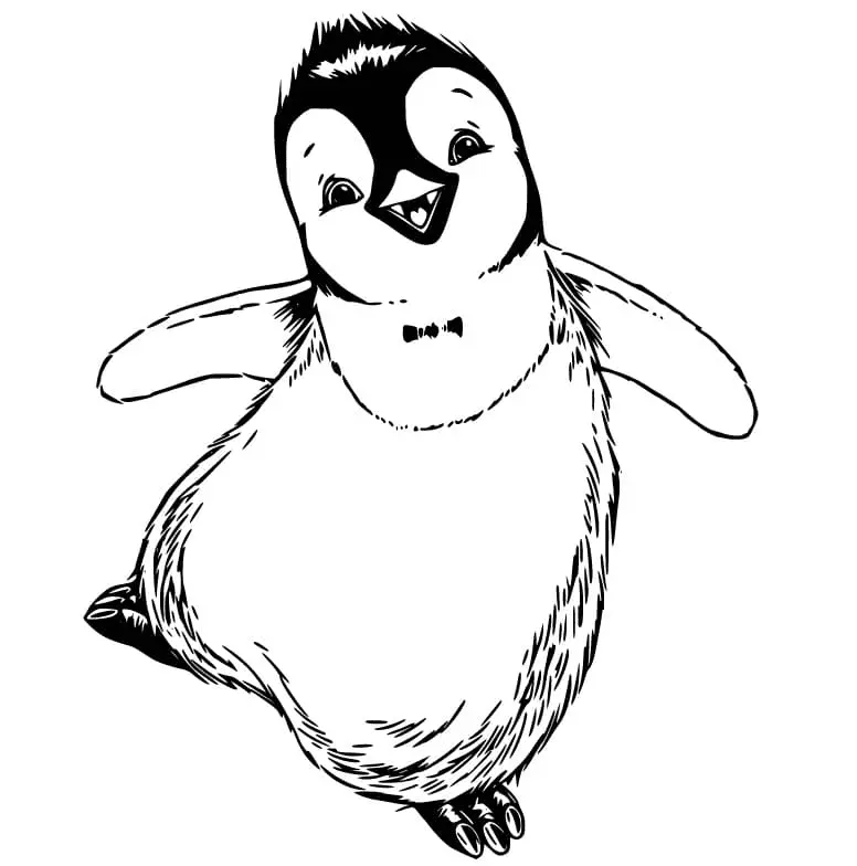 Happy Feet Ausmalbilder 3