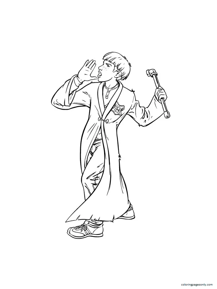 Harry Potter Para Colorear 110