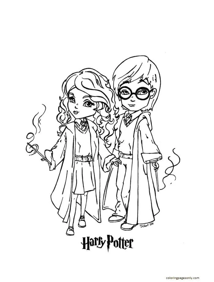 Harry Potter Para Colorear 13