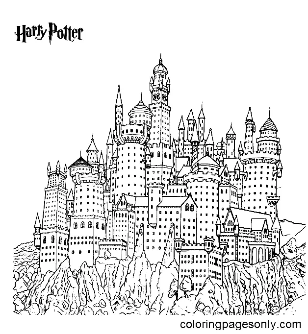 Harry Potter Para Colorear 19