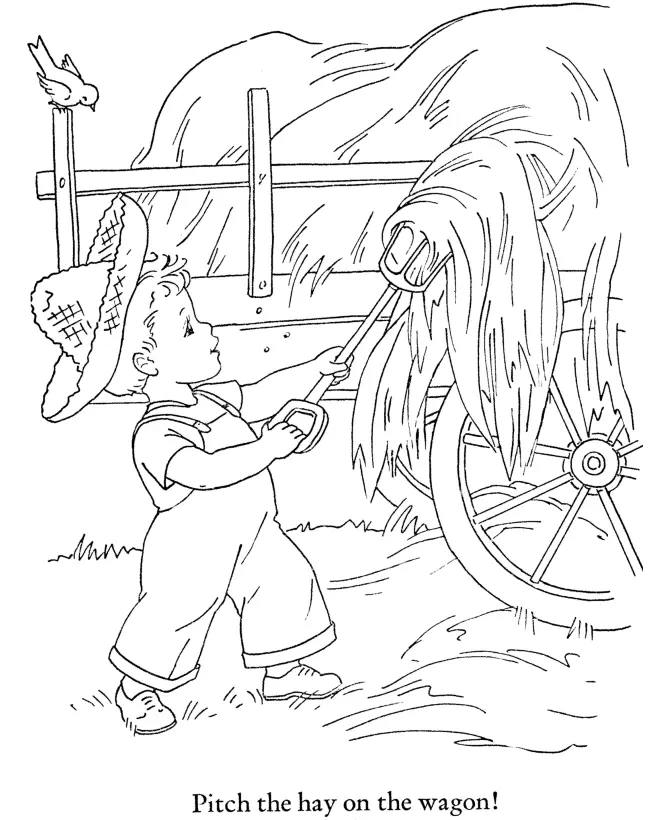 Cosecha Para Colorear 6