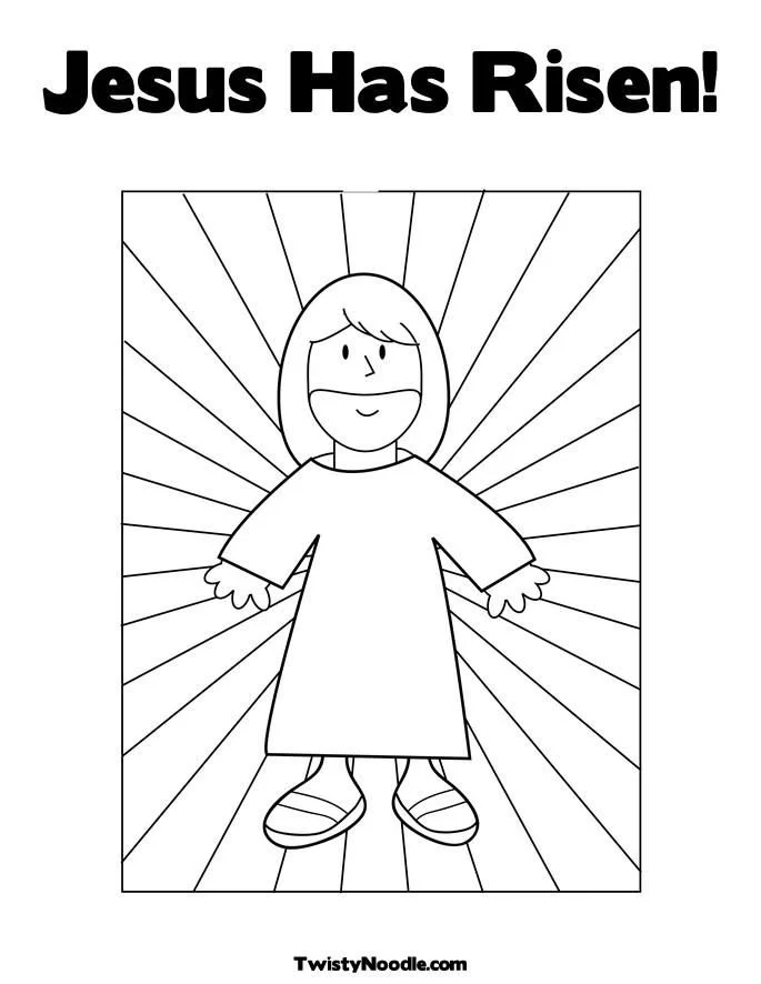 Ele esta ressuscitado para colorir 23